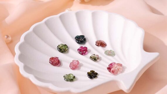 Watermelon Tourmaline Flower