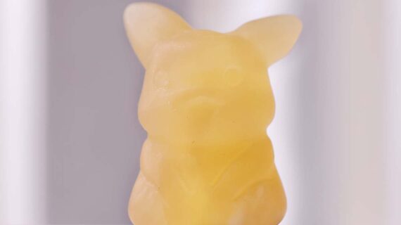 Yellow Calcite Pikachu