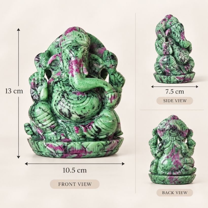 Ruby Zoisite Ganesha ruby zoisite ganesha