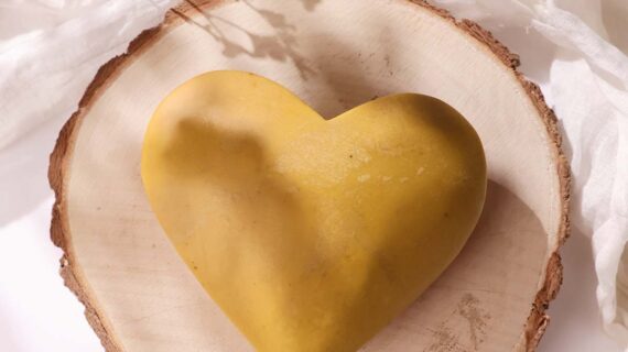 Yellow Jade Big Heart