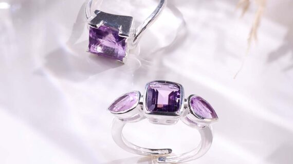 Amethyst Silver Ring