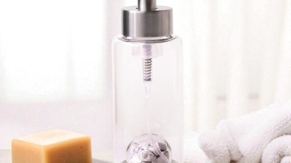 Howlite Hand Wash Glass Bottle
