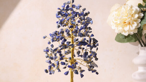 Lapis Tree Gold Wire – 300 Beads