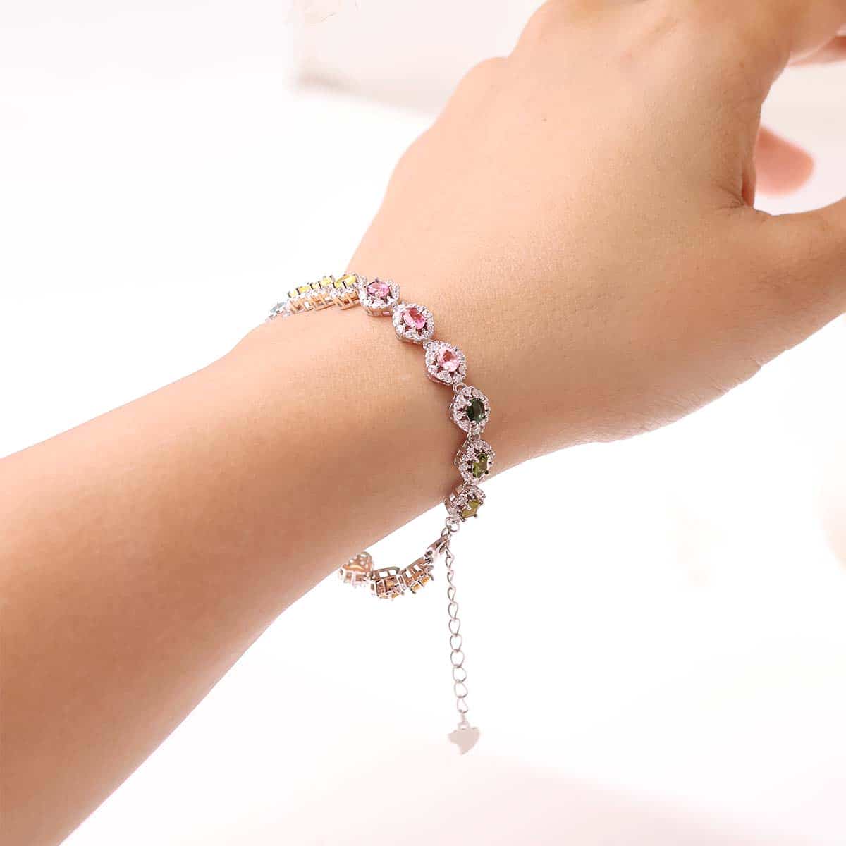 multi-tourmaline-silver-bracelet (7)