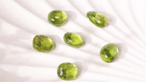 Natural Peridot Small Tumble Stones