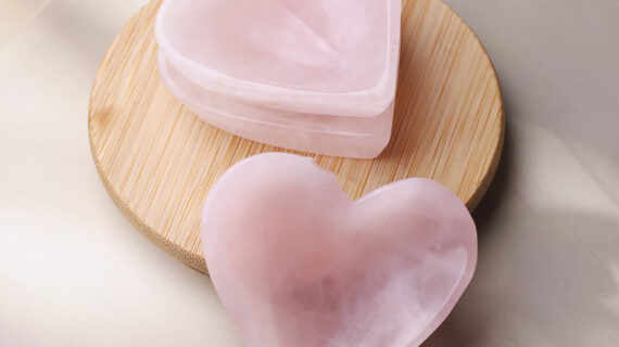 Rose Quartz Heart Bowl