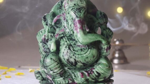 Ruby Zoisite Ganesha