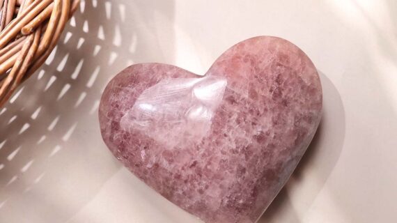 Strawberry Quartz Big Heart