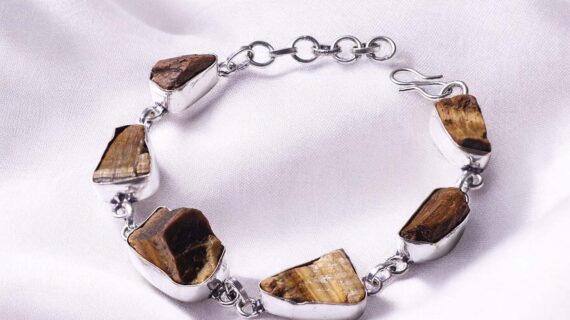 Tiger Eye Raw Bracelet