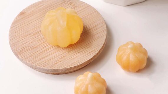 Yellow Calcite Pumpkin