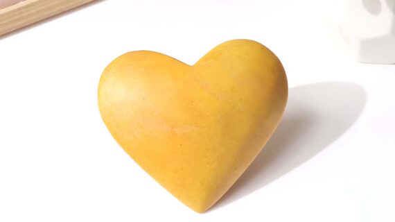 Yellow Jade Big Heart