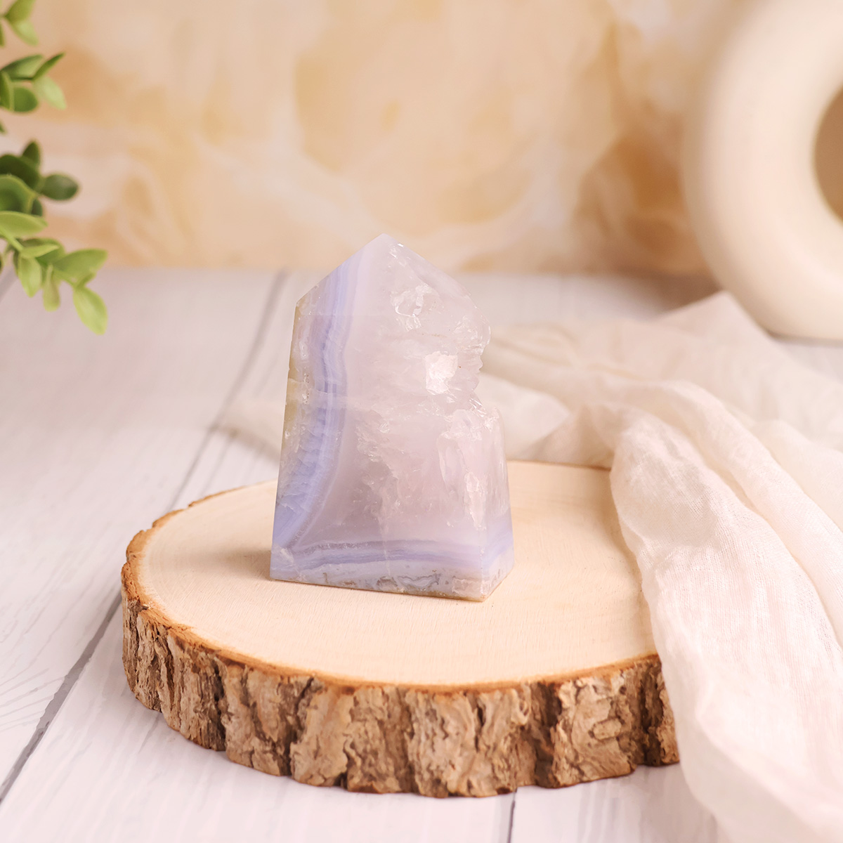 Blue Lace Druzy Agate towe (13) blue lace agate tower