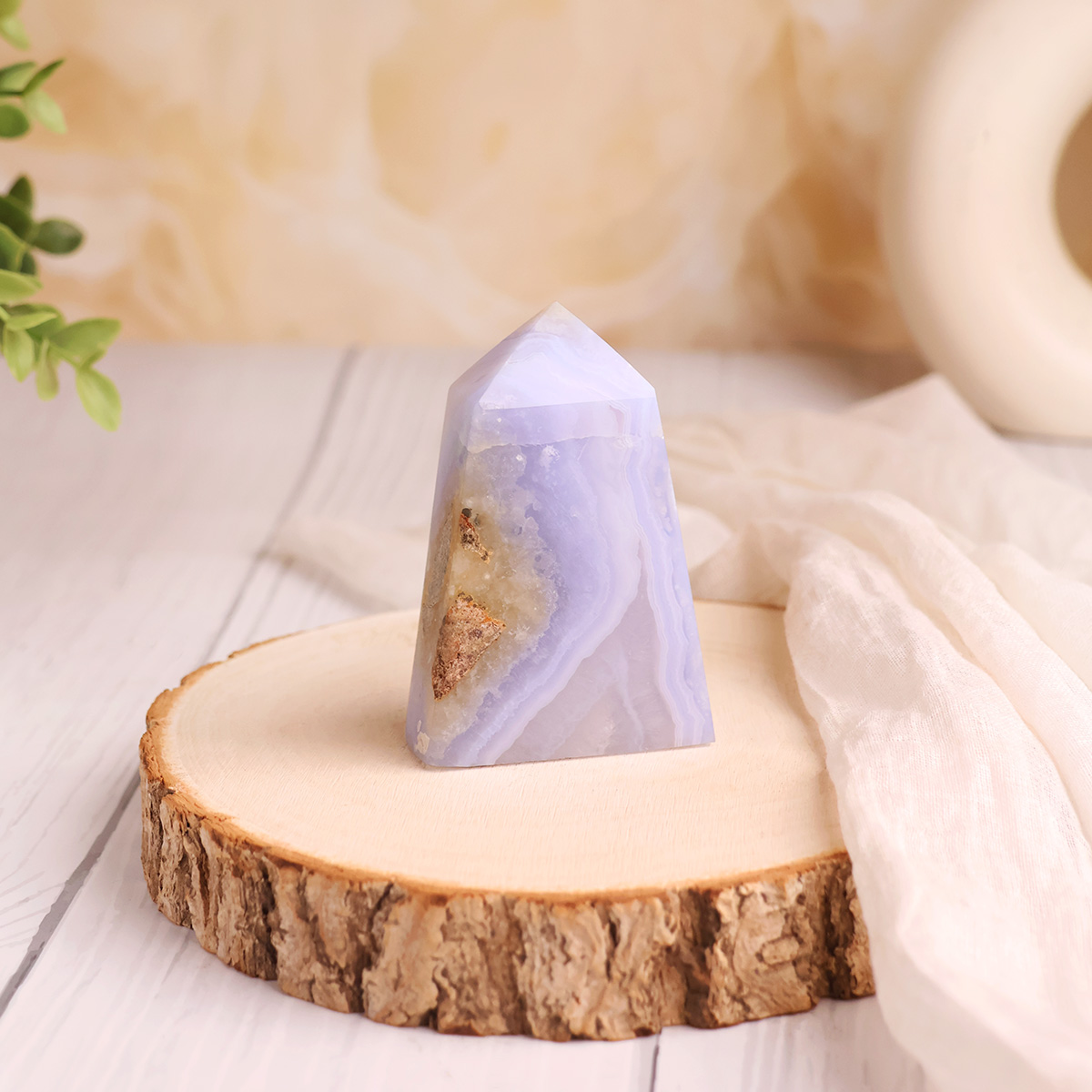 Blue Lace Druzy Agate towe (14) blue lace agate tower