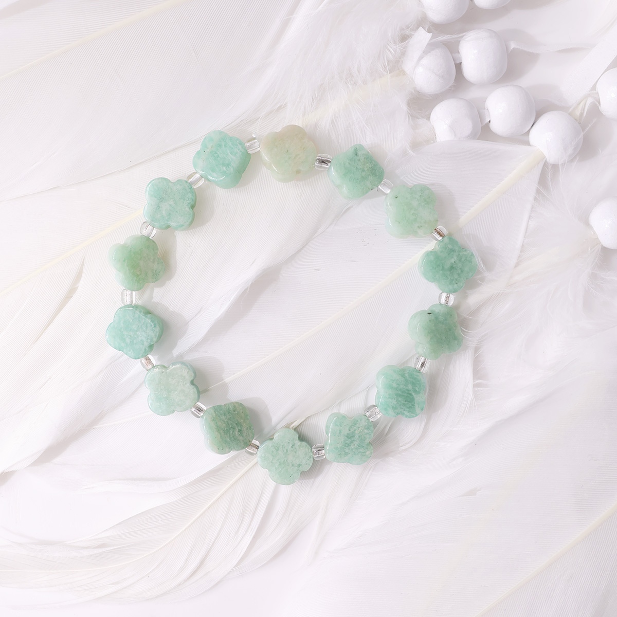 amazonite-flower-beads-bracelet (1)