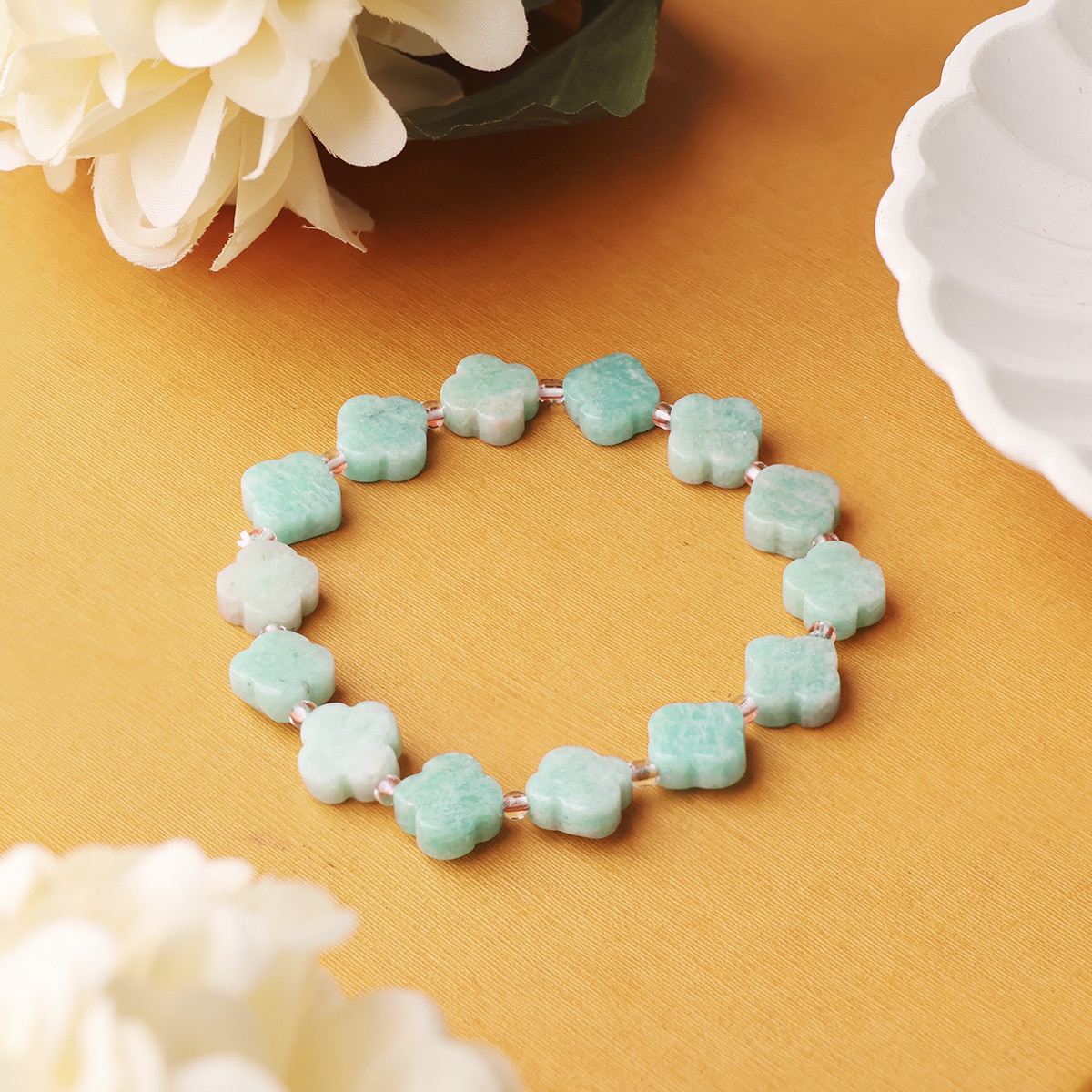 amazonite-flower-beads-bracelet (5)