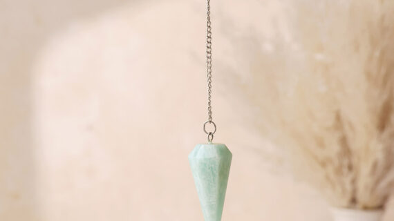 Amazonite Point Pendulum