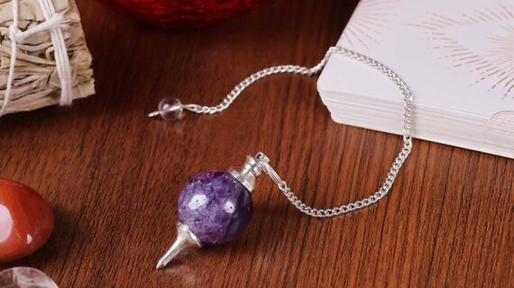 Amethyst Ball Pendulum