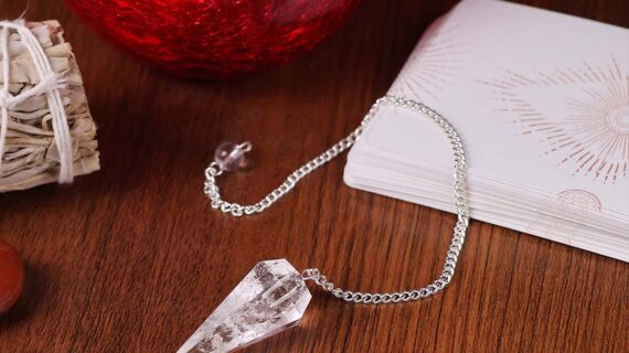 Clear Quartz Point Pendulum