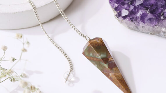 Fancy Jasper Point Pendulum