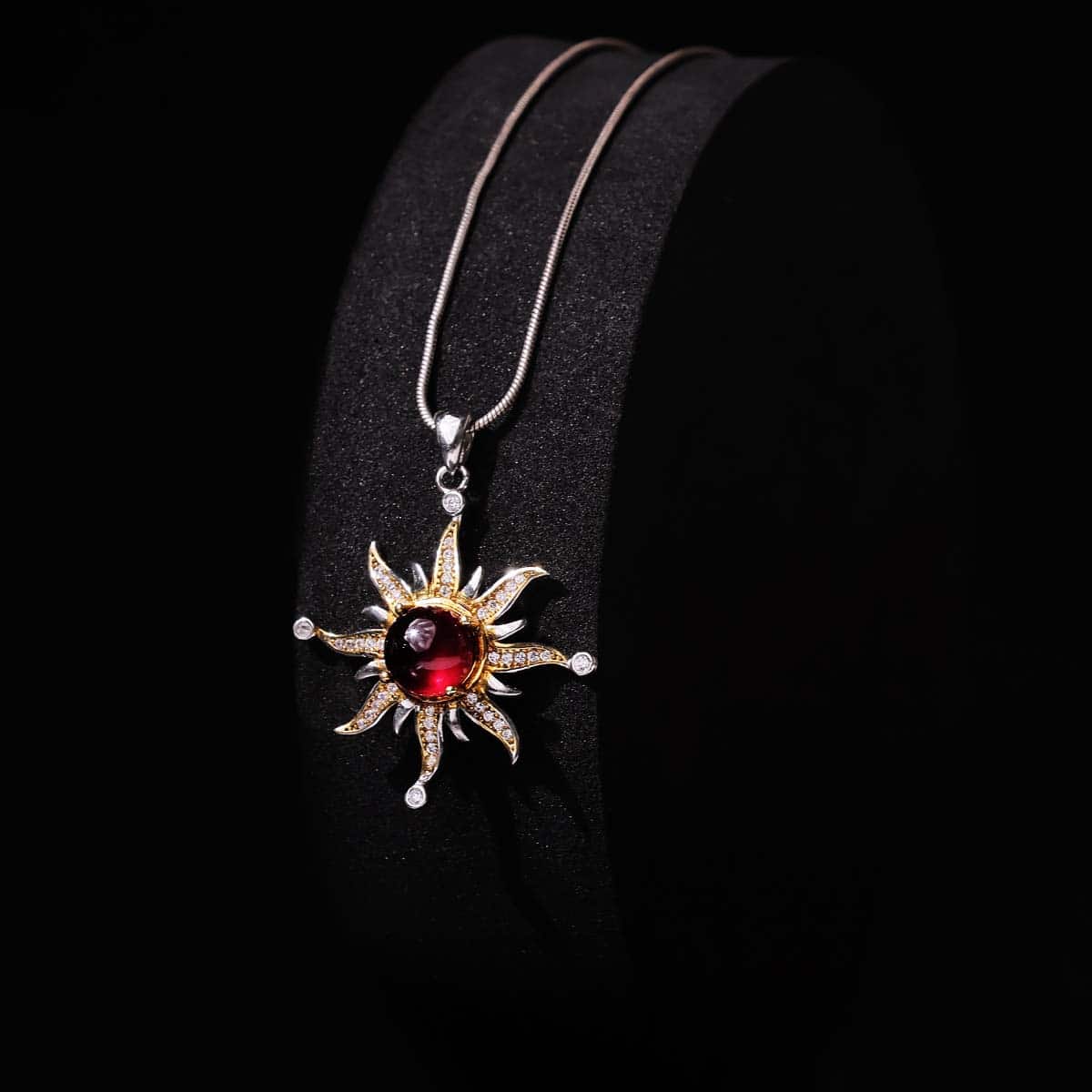 garnet-sun-silver-pendant (3)
