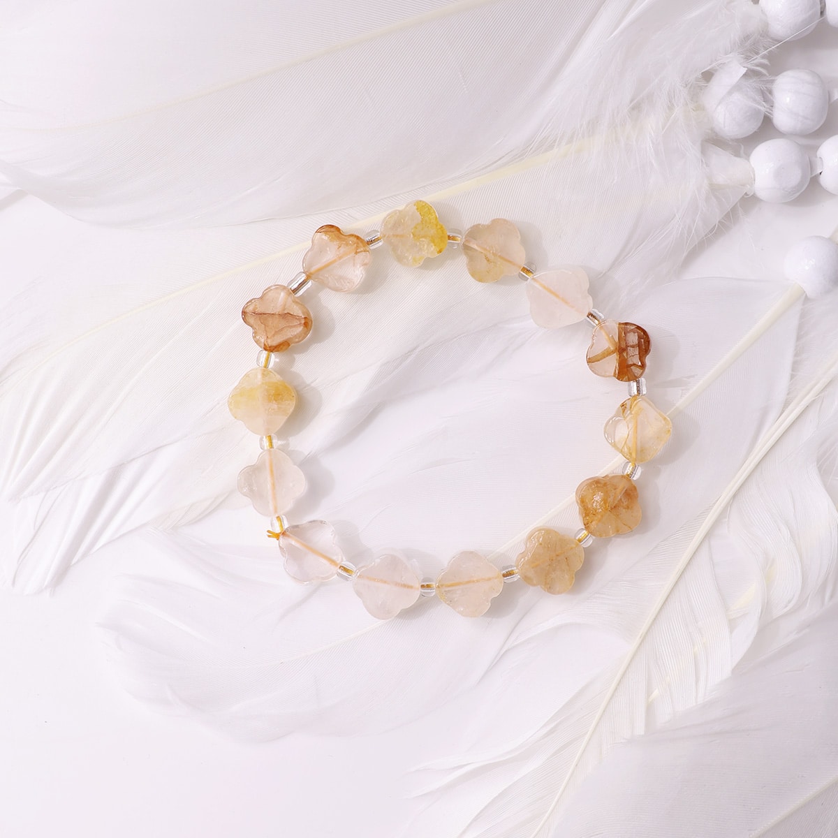 golden-healer-quartz-flower-beads-bracelet (3)