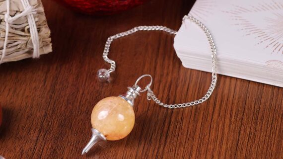 Golden Quartz Ball Pendulum