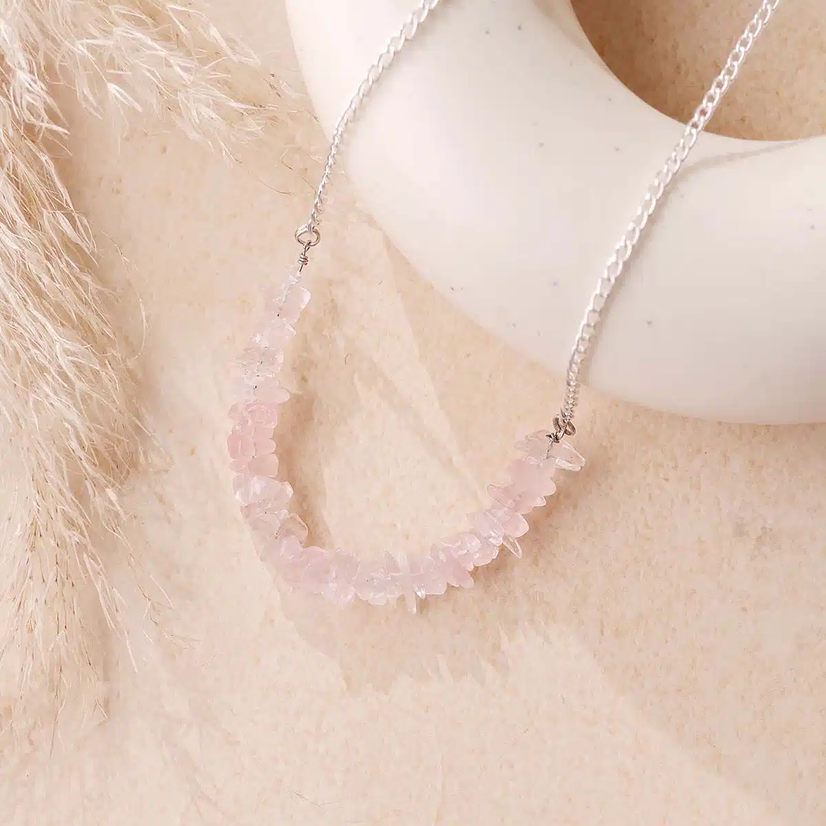 rose-quartz-chips-choker-necklace (3)