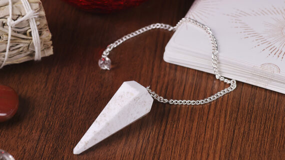 Scolecite Point Pendulum
