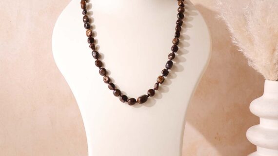 Bronzite Small Tumble Necklace