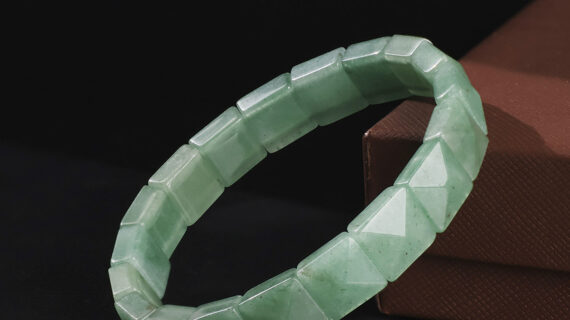 Green Aventurine Pyramid Shape Bracelet