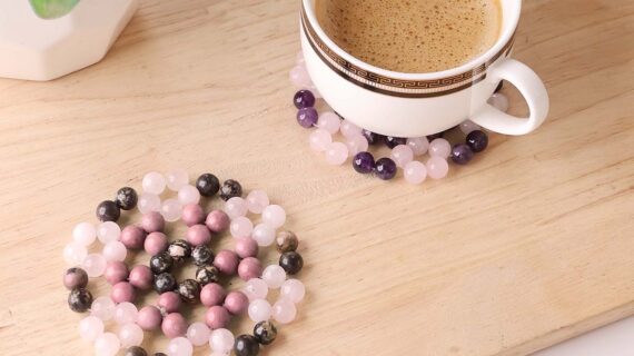 Love Beads Round Coaster