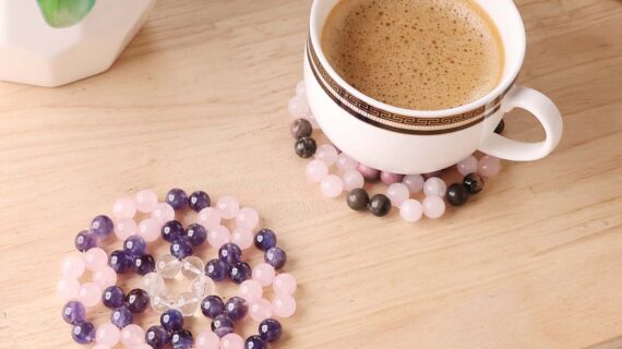 Mental Peace Beads Round Coaster