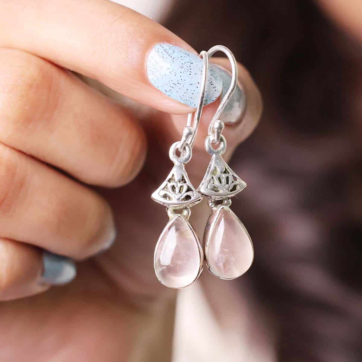 rose-quartz-silver-drop-hanging-earrings (6)