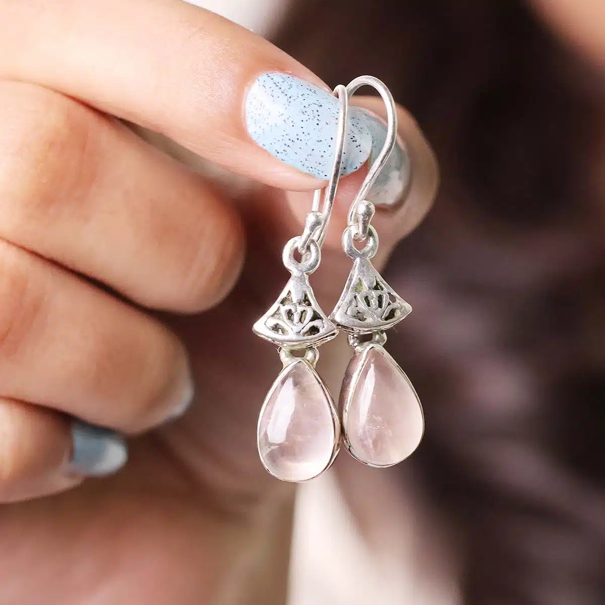 rose-quartz-silver-drop-hanging-earrings (6)