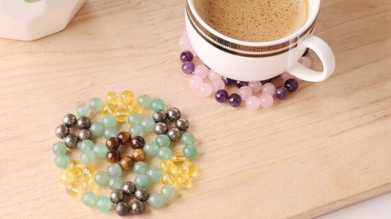 Wealth Beads Round Coaster