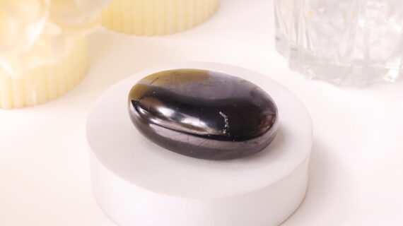 Carbon Shungite Palm Stone