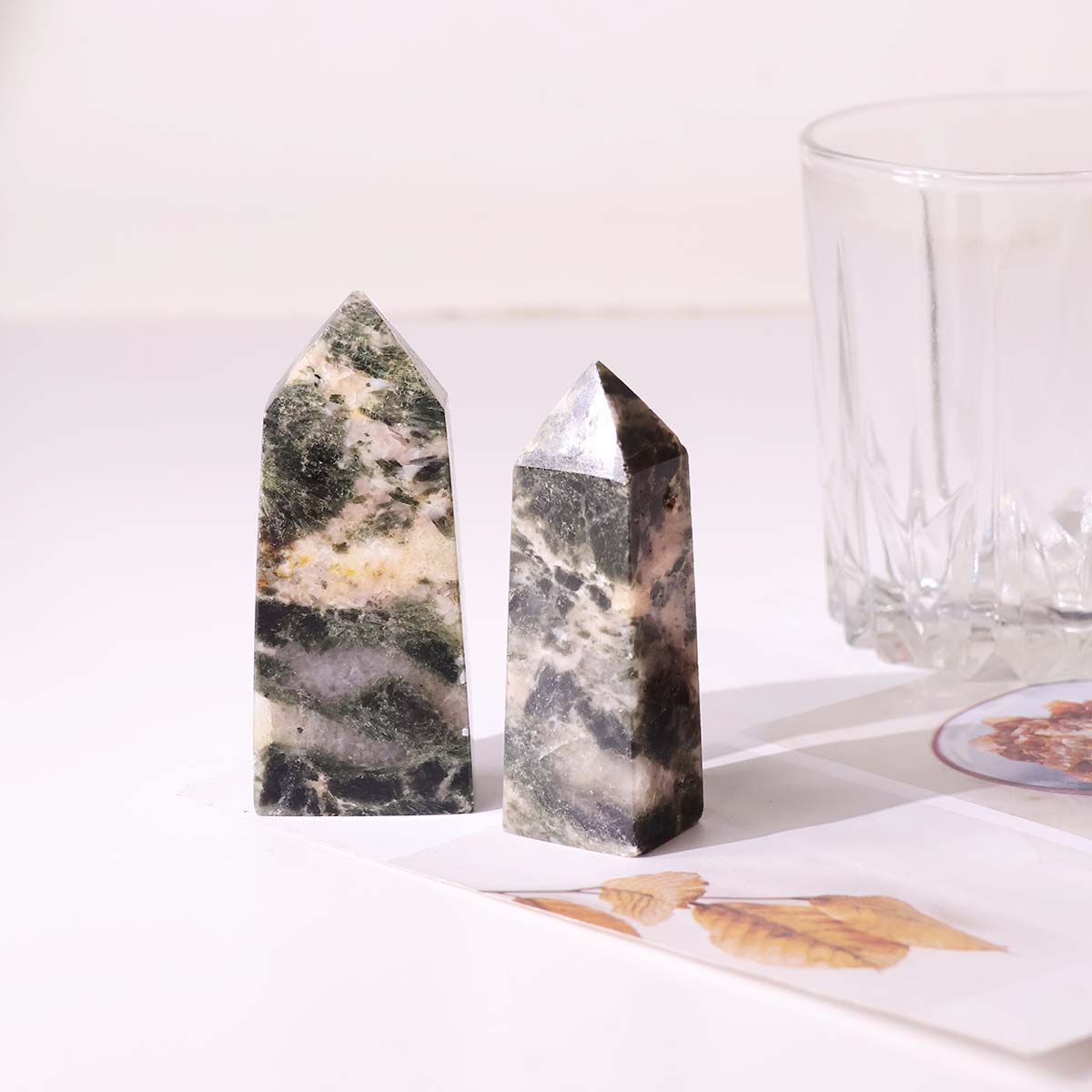 Green Kyanite In Quartz Tower (4)