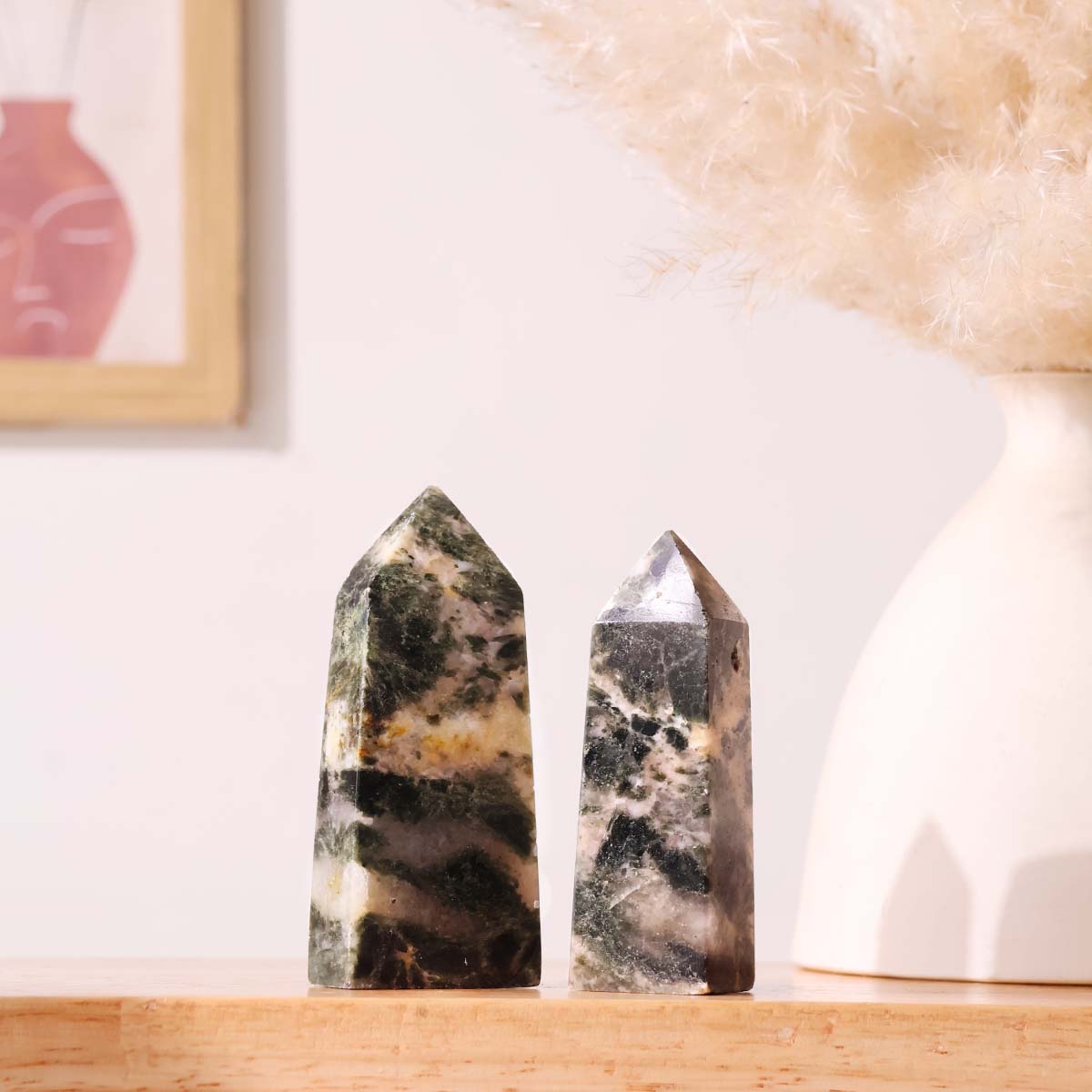 Green Kyanite In Quartz Tower (7)