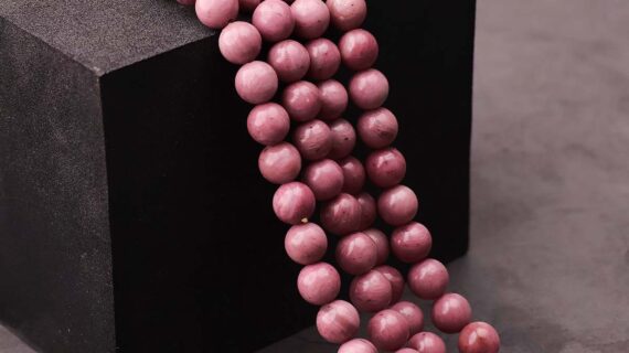 Rhodochrosite Beads line 8mm