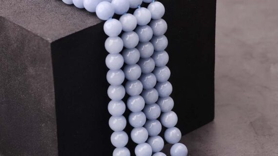 Angelite Beads line 8mm