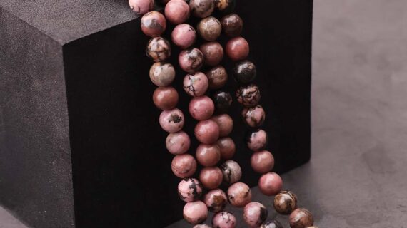 Rhodonite Beads line 8mm