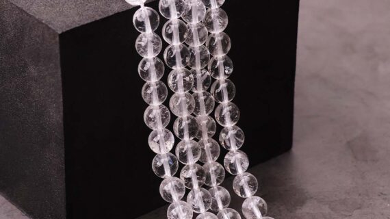 Clear Quartz Beads line 8mm