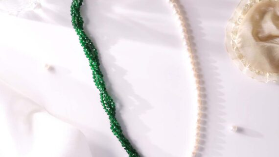 Jade & Pearl Panther Necklace