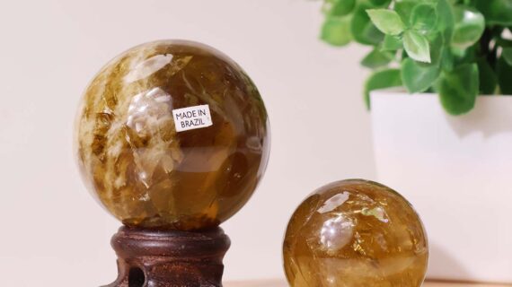Natural Citrine Ball AA