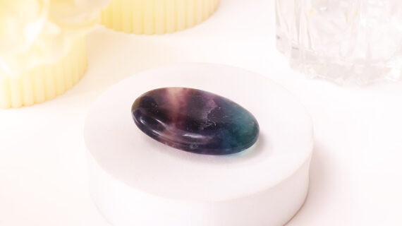 Rainbow Fluorite Palm Stone