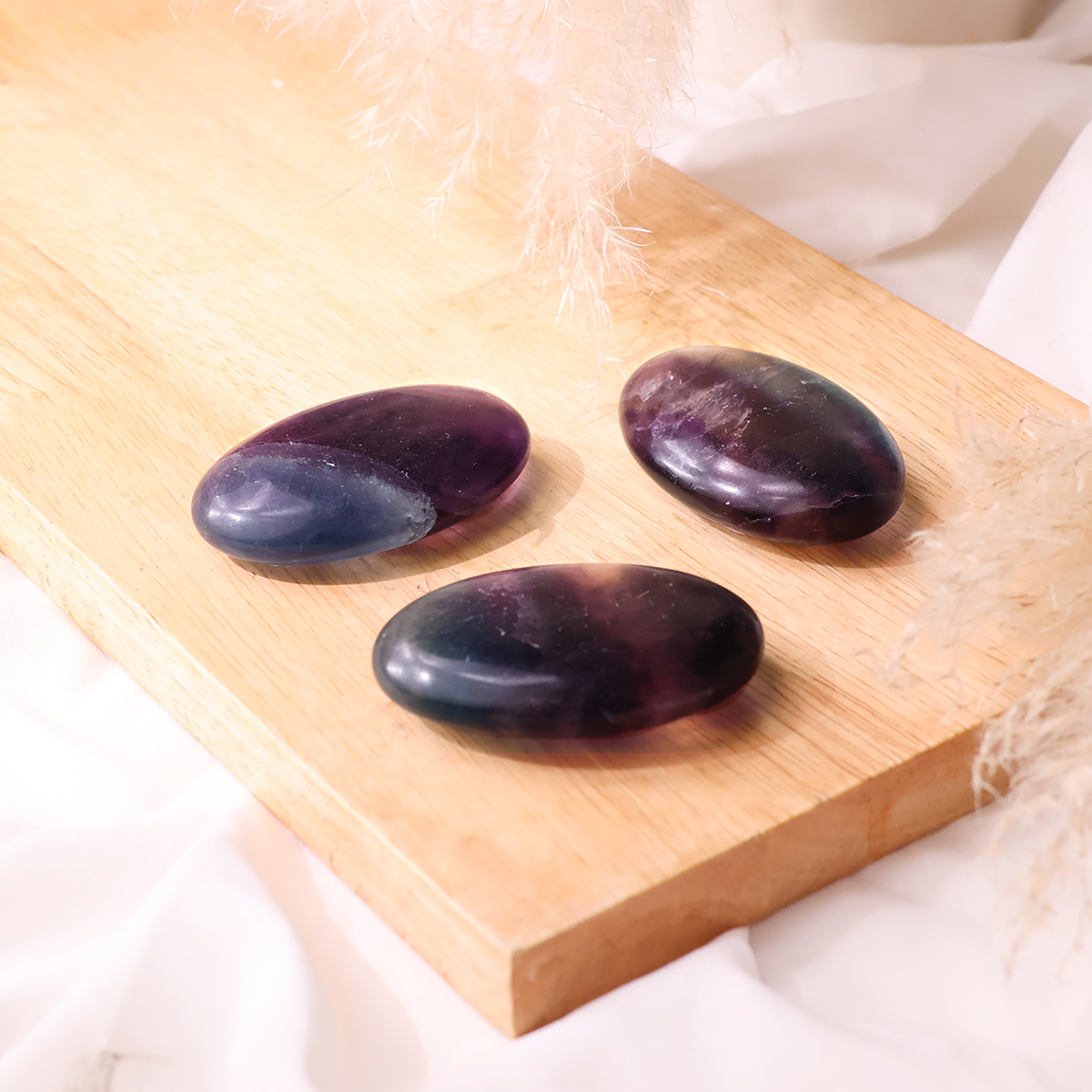 Rainbow Fluorite Palm Stone (3)