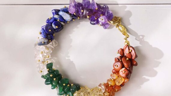 7 Chakra Chips Bunch Bracelet