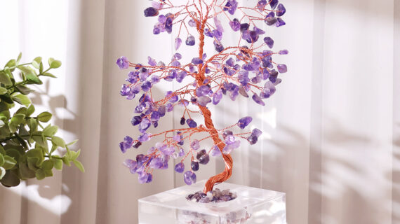 Amethyst Acrylic Tree