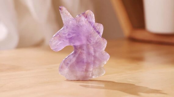 Amethyst Unicorn 2.5 Inch