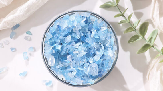 Aquamarine Chips Stone HQ